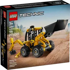 LEGO - Juego Construcción 104 Piezas Retroexcavadora Niños