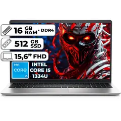 DELL - PORTÁTIL INTEL CORE I5 1334U 512GB SSD 16GB RAM 156 FHD PLATINUM SILVER