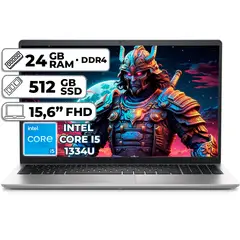 DELL - PORTÁTIL INSPIRON 3530 INTEL CORE I5 1334U 512GB SSD 24GB RAM 15,6" FHD PLATINUM SILVER