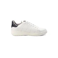 SEVENTEEN - TENIS BLANCOS CON CHULO EN CHAROL AZUL ONE SMITH BLUE