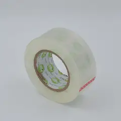 GENERICO - Cinta transparente adhesiva de 200 metros (6 rollos)