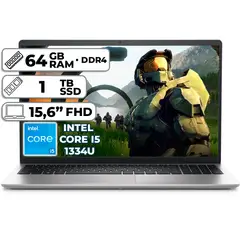 DELL - PORTÁTIL INSPIRON 3530 INTEL CORE I5 1334U 1TB SSD 64GB RAM 15,6" FHD PLATINUM SILVER