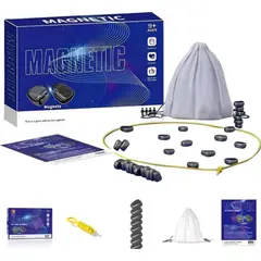 GENERICO - Juego Familiar De Ajedrez Magnético De 20 Peniques Con Bolsa