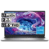 DELL - PORTÁTIL INTEL CORE I5 1334U 2TB SSD 12GB RAM 156 FHD PLATINUM SILVER
