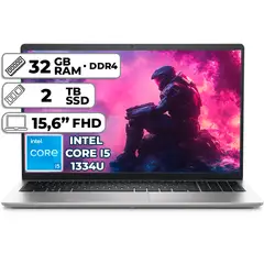 DELL - PORTÁTIL INSPIRON INTEL CORE I5 1334U 2TB SSD 32GB RAM 156 FHD PLATINUM SILVER