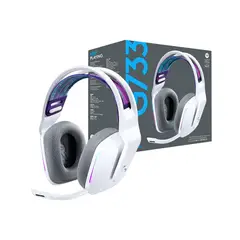LOGITECH - Diadema Gamer G733 Inalámbrica Blanca RGB