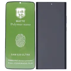 GENERICO - Polímero Mate Protector Pantalla Compatible Con Samsung S20 Ultra
