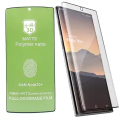 GENERICO - Polímero Mate Protector Pantalla Compatible Con Samsung Note 10 Plus