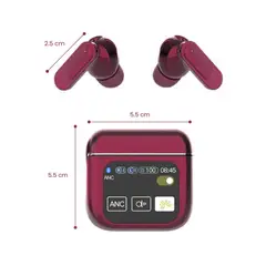 JALTECH - Audífonos Inalambricos Pantalla Táctil SE-60 TWS - Rosa