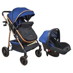 HAPPY BABY - Coche Bebe Travel system Welly Azul