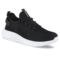 CROYDON - Tenis Running Korp Negro-Blanco para Hombre