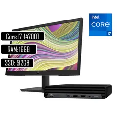 HP - PC Pro Mini 400 G9 Corei7 14700T RAM 16GB SSD 512GB Win11 Pro