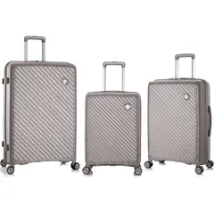 ROCKLAND - Maleta de mano con 4 ruedas set 3 piezas 202428