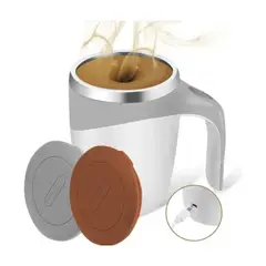 GENERICO - Taza Mug Mezclador Automatico Magnetico En Acero Inoxidable