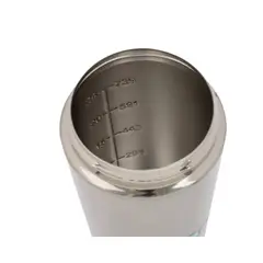 SPORTFITNESS - Mezclador Proteína Shaker Metálico De Acero Ideal Para Gym