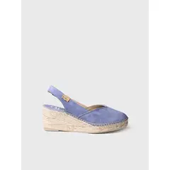 TONI PONS - Alpargata cerrada de cuña en ante BETTY-A