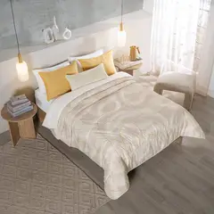 VIANNEY - Juego De Edredón Oporto Talla Queen Size Resistente -