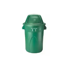 ESTRA - Contenedor Elite Tapa Domo 121 Litros Verde Marcado