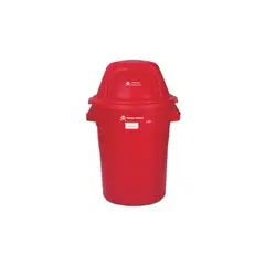 ESTRA - Contenedor Elite Tapa Domo 121 Litros Rojo Marcado