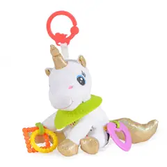 JUGANDO Y EDUCANDO - Juguete Sensorial Unicornio De Actividades Para Bebés