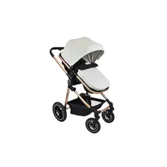PREMIUM BABY - Coche Para Bebé Moises de Lujo Abby Blanco