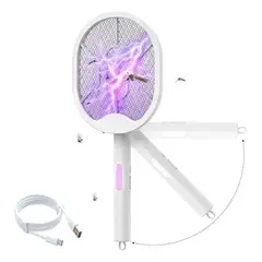 GENERICO - Raqueta Matamoscas Recargable Repelente Mosquitos Interiores