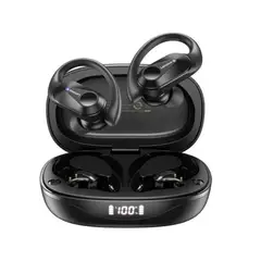 GENERICO - Audifonos deportivos LP75 negros bateria larga duraccion bluetooth 5.3