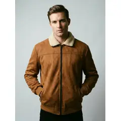 THE CLOTHING COMPANY - Chaqueta Hombre Ovejera Gamuzada Forrada