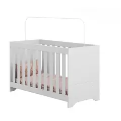 ZER - CUNA 3 EN 1 ELSA CAMA, SOFA BLANCO 130CM X 60CM CON COLCHON
