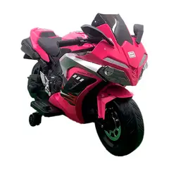BEBESUNITA - Moto Recargable Niños 3-8 Años Acelrador Manubrio Llta Goma