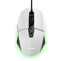 TRUST - Mouse Gxt 109 Felox Gamer Alambrico Blanco