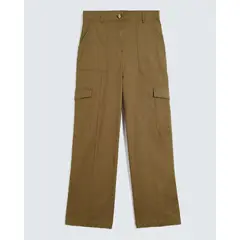 SEVEN SEVEN - Pantalón Cargo Para Mujer Café