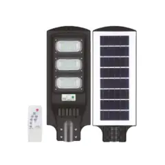LEXMANA - LAMPARA ALUMBRADO PUBLICO SMD 200W 6500K CON PANEL SOLAR