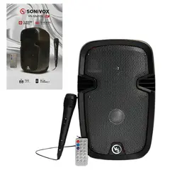 SONIVOX - Parlante Recargable Bluetooth 6.5 Pulgadas Dura 8hrs