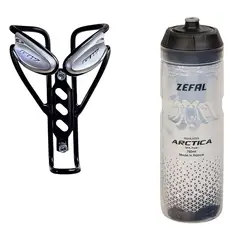 GW - Portacaramañola Aluminio + Caramañola Térmica Bicicleta