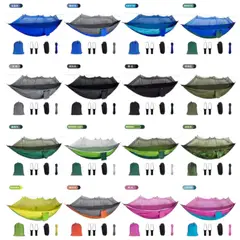 GENERICO - Hamaca Plegable Con Malla Mosquitera Ideal Para Exterior