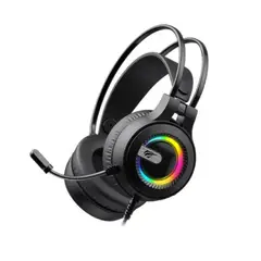 ZER - DIADEMA AUDIFONOS GAMER RGB USB MICROFONO SONIDO HD 35MM