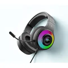 ZER - DIADEMA AUDIFONOS GAMER RGB PROFESIONAL 35MM Y USB XBOX PC PS5