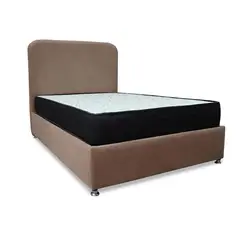GENERICO - Combo Basecama y Colchón Comfort 100 Sencillo Camel más Espaldar