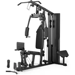 MOVIFIT - Multigimnasio LD6001 72kg con Predicador y Prensa de Piernas