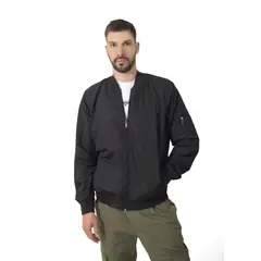 ALMA DE AVIADOR - Chaqueta Bomber Light Hombre Negro