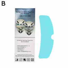 PEL - Pelicula Sticker Anti Lluvia Para Visera Casco Moto Exterior