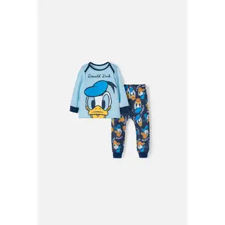 DISNEY - Pijama Pato Donald pantalón largo bebé niño
