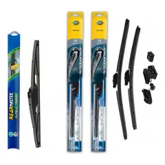 HELLA - Plumillas Limpiaparabris Del Y Tra Para Seat Altea Jgx3