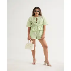 SEVEN SEVEN - Blusa Para Mujer Manga Corta Color Verde Marca #28124044