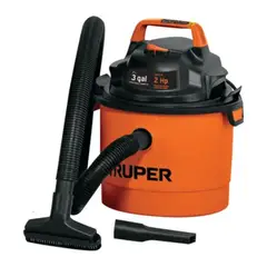 TRUPER - Aspiradora Liquidos Y Solidos 3 Gal 11 ltrs Con Potencia De 2hp ASP-03