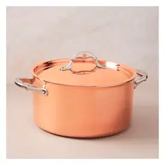 RUFFONI - Olla con tapa 75L 25CM Cobre Acero Inox Symphonia Cupra