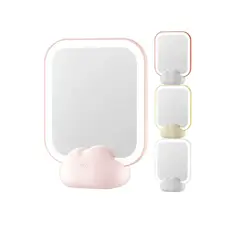 GENERICO - Espejo Led Recargable Cs313 Diseño Nube Nuevo