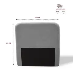 GENERICO - Espaldar Comfort de Piso 120 Gris