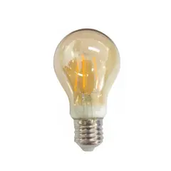 LEXMANA - Bombillo Vintage A60 Ambar Led 5w Tipo Edison Luz Cálida